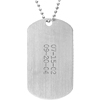 engraveable dog tag necklace
