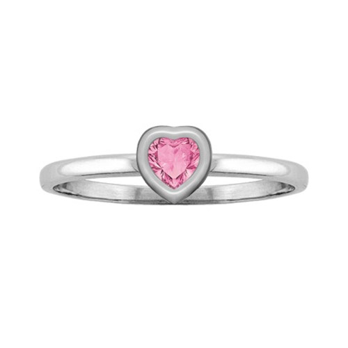 Tourmaline | Solitaire | White | Pink | Gold