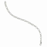 Sterling Silver 5mm Rolo Chain Bracelet