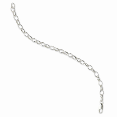 Sterling Silver 5mm Rolo Chain Bracelet