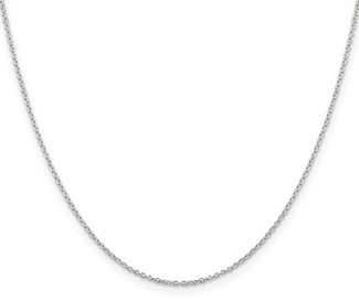 1.25mm Sterling Silver Cable Chain Necklace