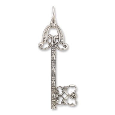 Art Deco Key in Sterling Silver