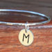Sterling SIlver Initial Bangle