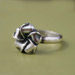 Plumeria Ring in Sterling Silver