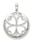 Lucky Me, Lucky You Sterling Silver Pendant