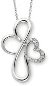 Everlasting Love Necklace in Sterling Silver