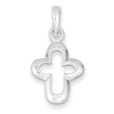 Savior's Cross Pendant in Sterling Silver