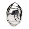.925 Sterling Silver Football Bead