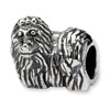 .925 Sterling Silver Yorkshire Terrier Bead