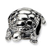 .925 Sterling Silver Turtle Bead