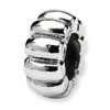 .925 Sterling Silver Scalloped Spacer Bead