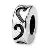 .925 Sterling Silver Stopper Bead