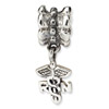 Sterling Silver Nurse Symbol Dangle Bead