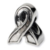.925 Sterling Silver Awareness Ribbon Bead