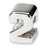 .925 Sterling Silver Numeral 2 Bead