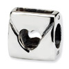 Sterling Silver Love Note Bead