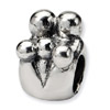 .925 Sterling Silver Family of 5 Bead