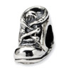 .925 Sterling Silver Baby Shoe Bead