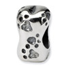 .925 Sterling Silver Dog Bone Bead