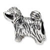 .925 Sterling Silver Puppy Bead