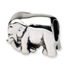 .925 Sterling Silver Elephant Bead