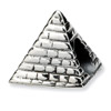 .925 Sterling Silver Pyramid Bead