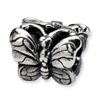 .925 Sterling Silver Butterfly Bead