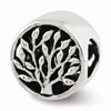 Tree of Life Bead in Sterling Silver
