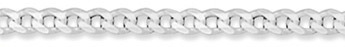 4.5mm Sterling Silver Curb Link Bracelet
