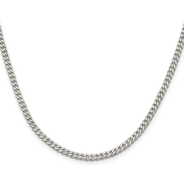 4.5mm Sterling Silver Curb Link Chain