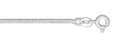 1.5mm Sterling Silver Curb Link Chain