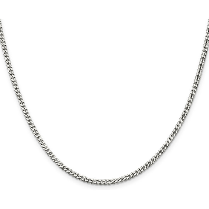 3mm Sterling Silver Curb Link Chain