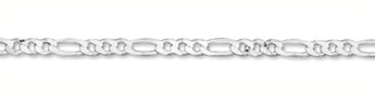 4.5mm Sterling Silver Figaro Link Chain