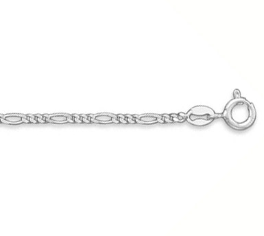 1.75mm Sterling Silver Figaro Link Chain