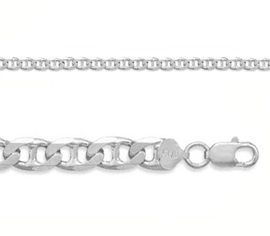 3mm Sterling Silver Mariner Link Chain