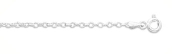 2.5mm Sterling Silver Rolo Link Chain