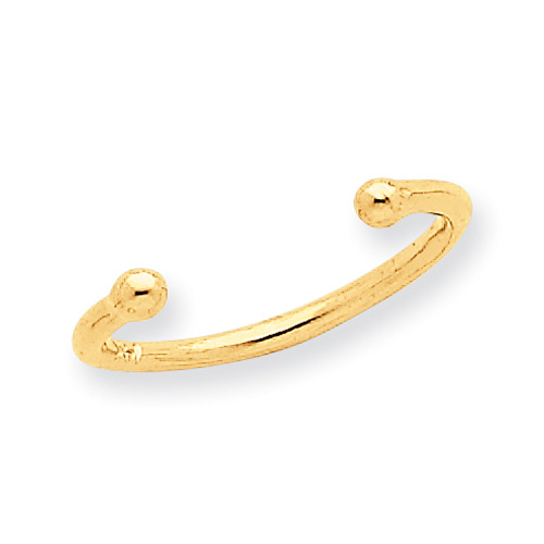 14K Gold Bead Toe Ring