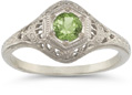 Enchanted Peridot Ring in .925 Sterling Silver