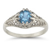 Mythical Blue Topaz Ring