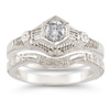 Vintage Diamond Wedding Ring Set