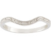 Antiqued Silver Engagement Ring Set
