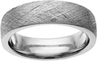 White Gold Textured Wedding Band Ring