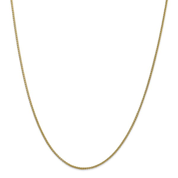 1.5mm Wheat Chain Necklace, 14K Gold