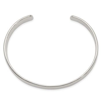 9.75mm Sterling Silver Cuff Bangle Bracelet 2