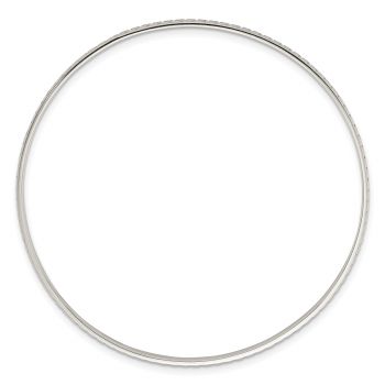 Silver Greek Key Slip-on Bangle Bracelet 2