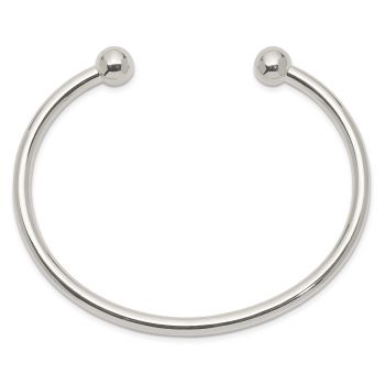 Sterling Silver Torque Cuff Bangle Bracelet 2