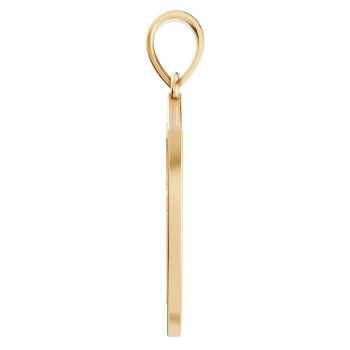 Armor of God Cross Shield Pendant in 14K Gold 3