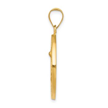14K Gold Michael the Archangel Pendant 2