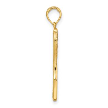 Revelation Angel Pendant in 14K Gold 2