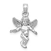 14K White Gold Small Angel Pendant
